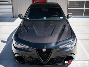 Alfa Romeo Giulia Hood - Carbon Fiber - Extreme Style Alfa Romeo Giulia Hood - Carbon Fiber - Extreme Style